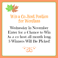 WIn a co-host position for November