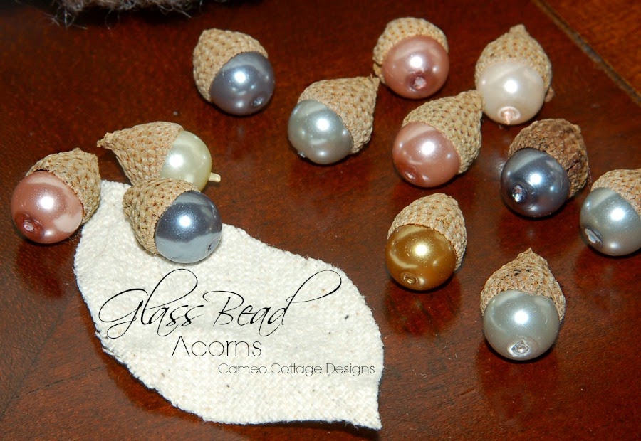 Glass _ Bead _ Acorns  from Cameo Cottage Designs