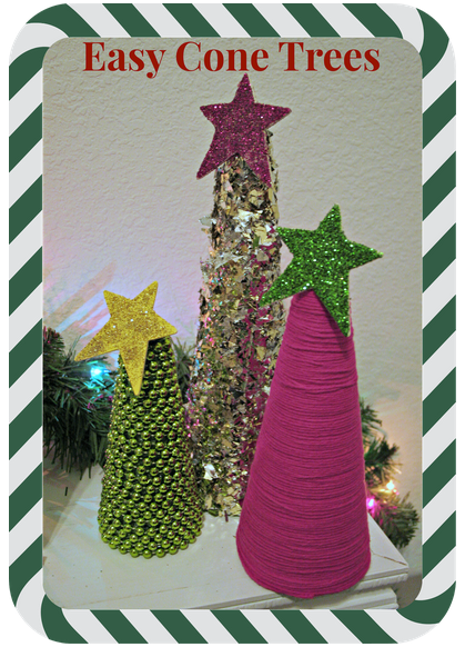 Easy Cone Trees from Laura at We got the funk