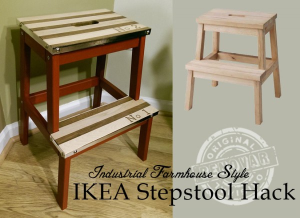 Industrial-Farmhouse-Style-IKEA-stepstool