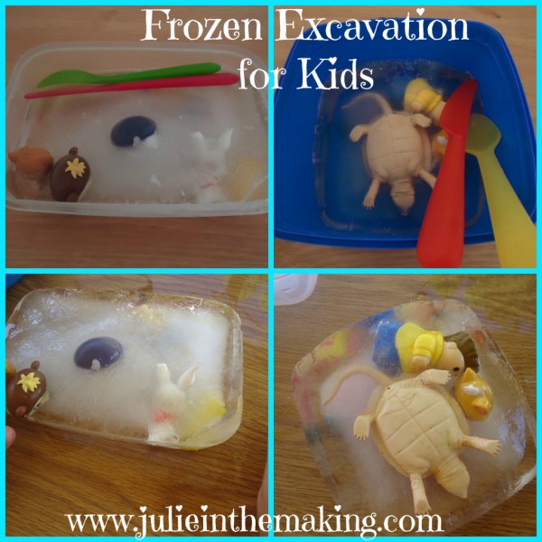 Frozen Excavation for Kids