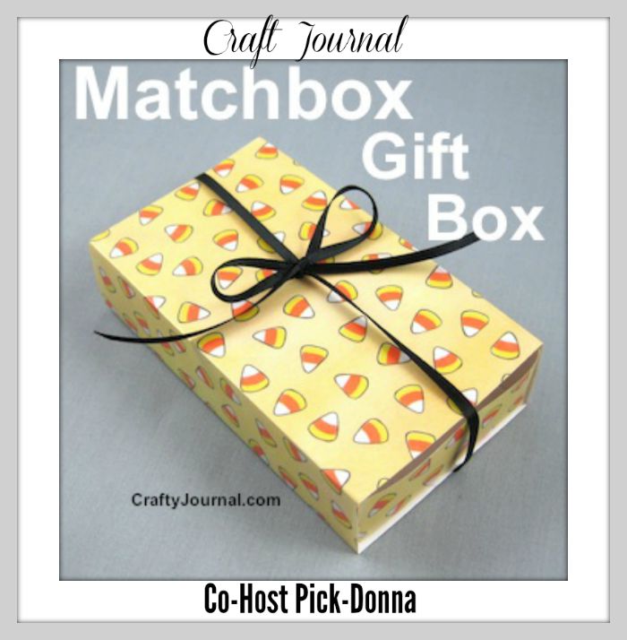 Craft Journal Matchbox Gift Box 7-28
