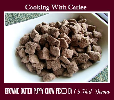 Cooking With Carlee-Brownie Batter Puppy Chow