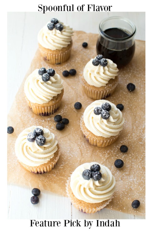Blueberry French Toast Cupcakes 