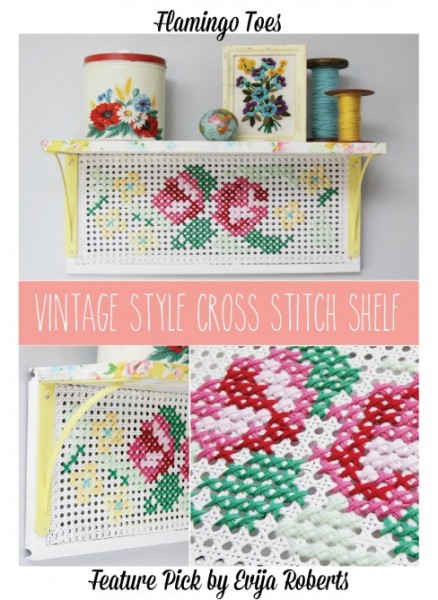 Vintage-Style-Cross-Stitch-Shelf-Evija