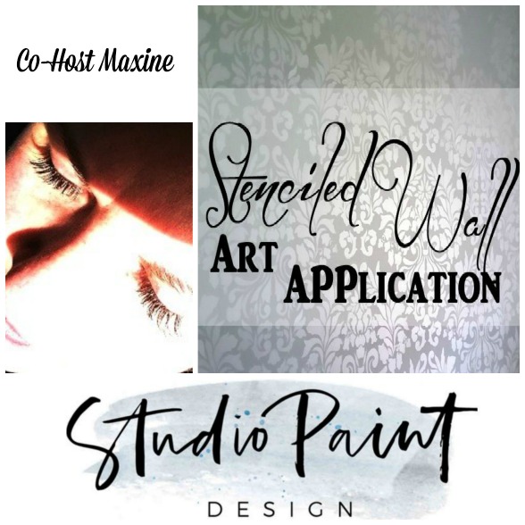 Stenciled Wall Art Application-Studio Paint