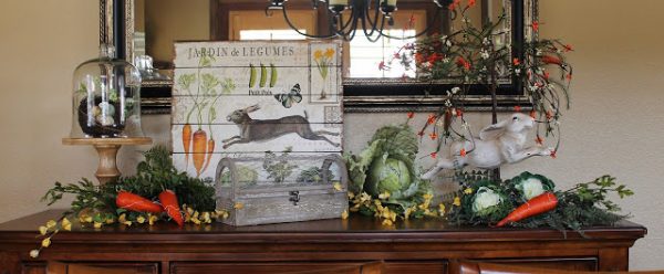 Feature Pic by Christine Light and Savvy Southern Seazons Ready Set Spring Mantel